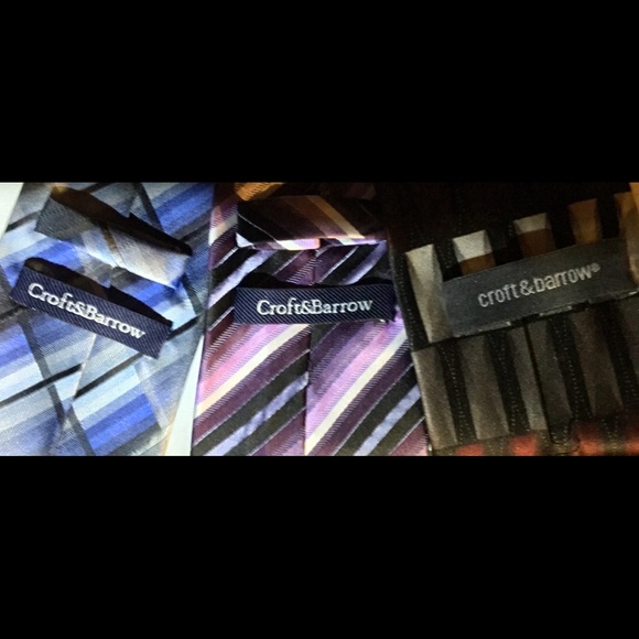 Croft &Barrow Necktie Lot - Picture 2 of 3